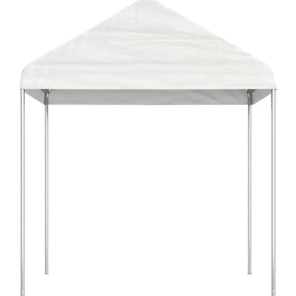 New FinePRICE Huvimaja valkoinen 2,28x2,23x2,69 m polyeteeni