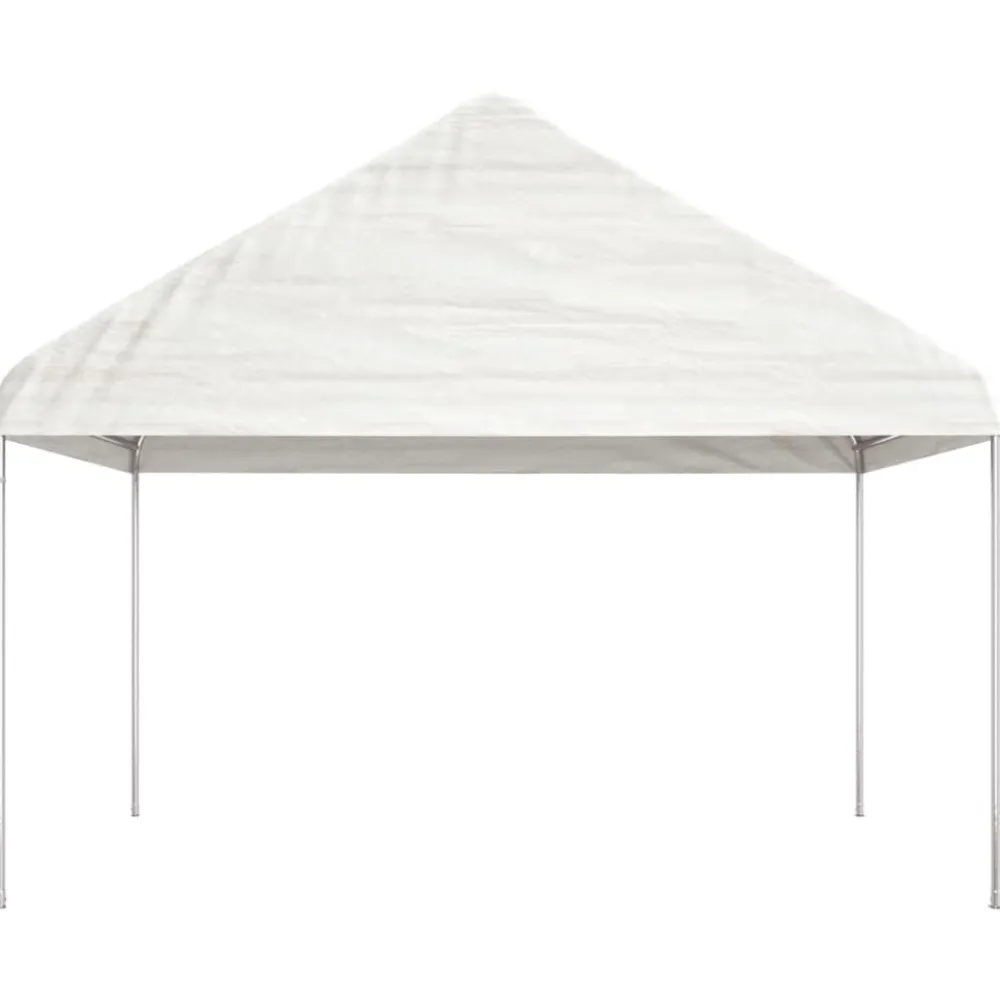 Discount FinePRICE Huvimaja valkoinen 15,61x4,08x3,22 m polyeteeni