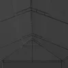 FinePRICE Huvimaja verhoilla 600x298x270 cm antrasiitti