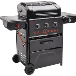 New Char-Broil Hybridigrilli Gas2Coal 2.0 330 Special Edition, 3 poltinta, pihvinpaistopoltin