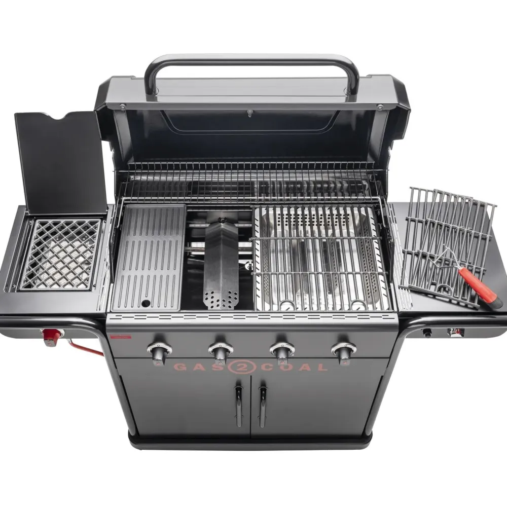 Sale Char-Broil Hybridigrilli Gas2Coal 2.0 440 Special Edition, 4 poltinta, pihvinpaistopoltin