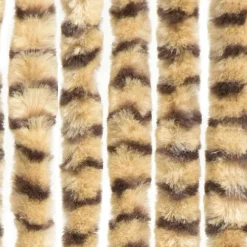 Sale FinePRICE Hyönteisverho beige ja ruskea 56x185 cm chenille