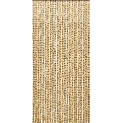 New FinePRICE Hyönteisverho beige ja ruskea 90x220 cm chenille