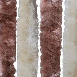 Hot FinePRICE Hyönteisverho beige ja vaaleanruskea 56x200 cm chenille