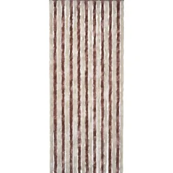 Hot FinePRICE Hyönteisverho beige ja vaaleanruskea 56x200 cm chenille