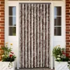 Outlet FinePRICE Hyönteisverho beige ja vaaleanruskea 90x200 cm chenille