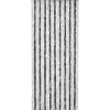 Sale FinePRICE Hyönteisverho harmaa ja valkoinen 56x200 cm chenille