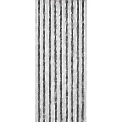Clearance FinePRICE Hyönteisverho harmaavalkoinen 120x220 cm chenille