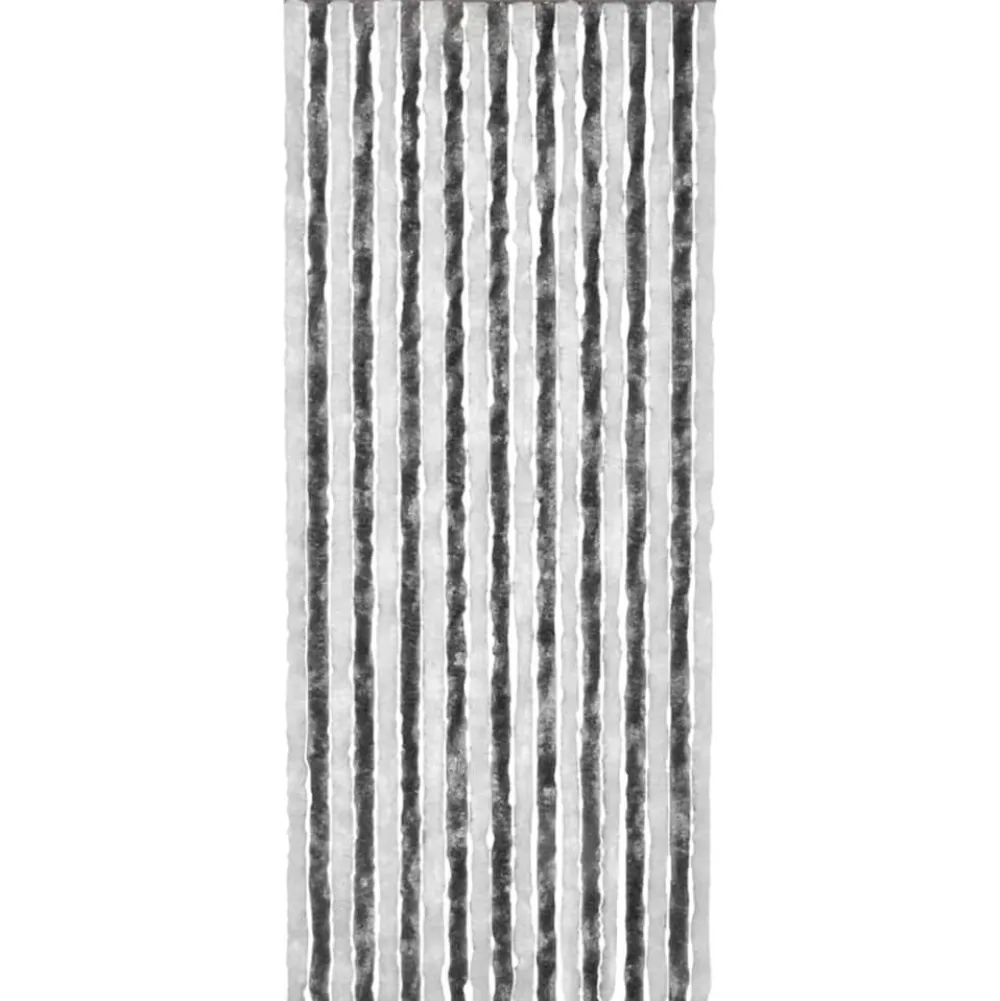 Clearance FinePRICE Hyönteisverho harmaavalkoinen 120x220 cm chenille