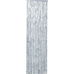 Sale FinePRICE Hyönteisverho harmaavalkoinen 56x200 cm chenille