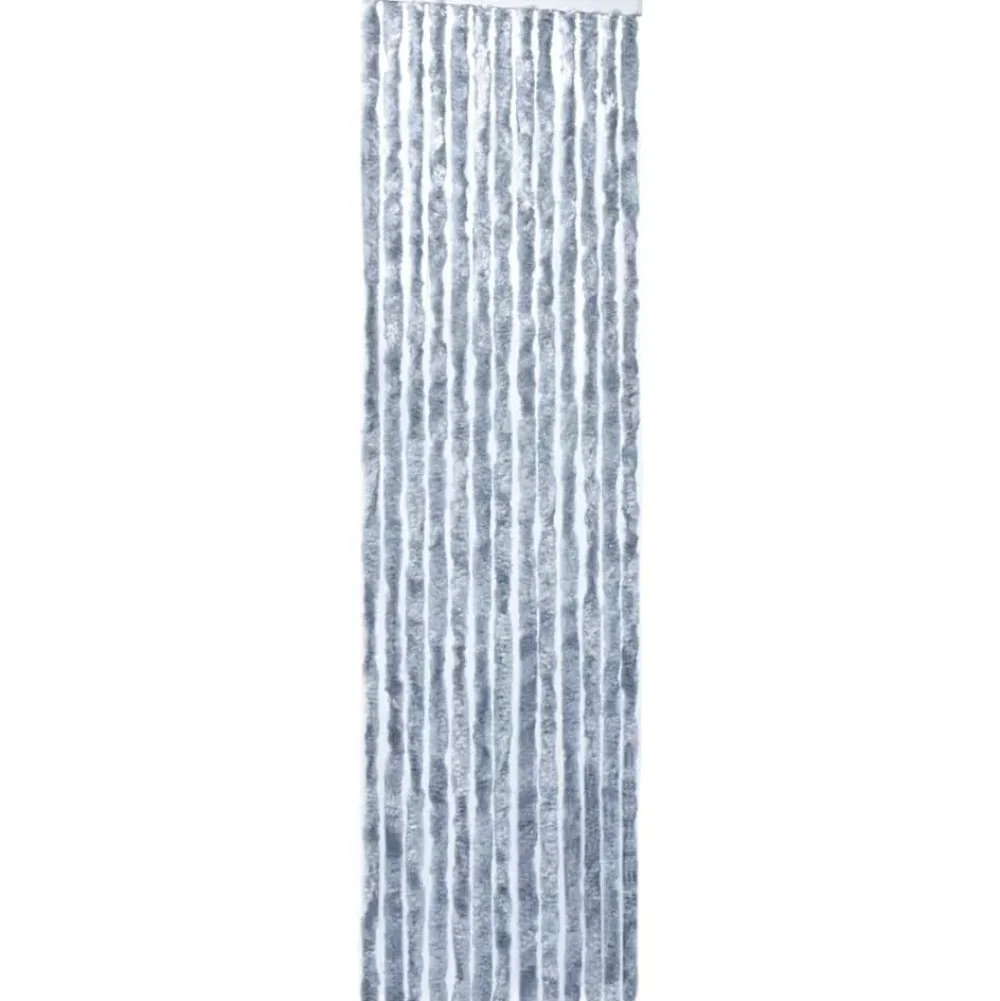 FinePRICE Hyönteisverho hopea 56x200 cm chenille