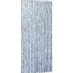 FinePRICE Hyönteisverho hopea 100x220 cm chenille