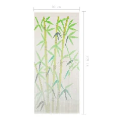 FinePRICE Hyönteisverho oveen bambua 90x200 cm, eri kuvioita