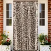 Discount FinePRICE Hyönteisverho ruskea ja valkoinen 90x220 cm chenille