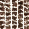 Clearance FinePRICE Hyönteisverho ruskea ja valkoinen 100x220 cm chenille