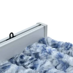 Sale FinePRICE Hyönteisverho sininen, valkoinen ja hopea 56x185 cm Chenille