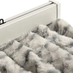 Online FinePRICE Hyönteisverho vaalean- ja tummanharmaa 100x220 cm chenille