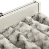 Outlet FinePRICE Hyönteisverho vaalean- ja tummanharmaa 56x185 cm chenille