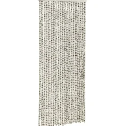 Outlet FinePRICE Hyönteisverho vaalean- ja tummanharmaa 56x185 cm chenille