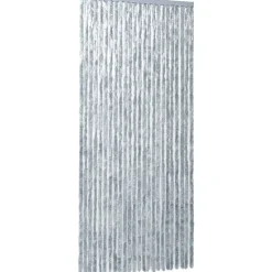 Discount FinePRICE Hyönteisverho valkoinen ja harmaa 100x220 cm chenille