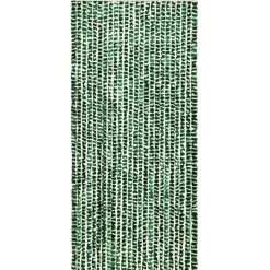 Discount FinePRICE Hyönteisverho vihreä ja valkoinen 90x220 cm chenille