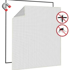 Clearance FinePRICE Hyönteisverkko ikkunaan, magneeteilla, , eri kokoja Valkoinen