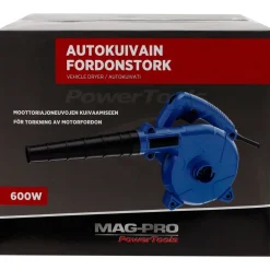 Mag-Pro Ilmapuhallin/ajoneuvokuivain Power Tools 600W 3,5 m³/min