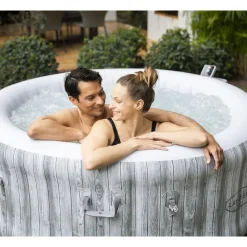 Discount Bestway Ilmatäytteinen poreallas Lay-Z-Spa Fiji AirJet 2-4 hlöä puupaneelikuvio