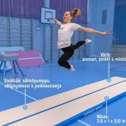 Hot AirTrack Nordic Ilmavolttipatja Standard eri kokoja ja värejä