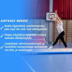 Hot AirTrack Nordic Ilmavolttipatja Standard eri kokoja ja värejä