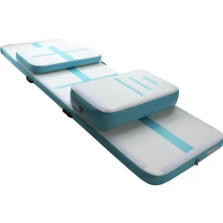 Clearance Gymsport Ilmavolttipatjan jatkopala AirTrack Advance 1 x 1 m minttu