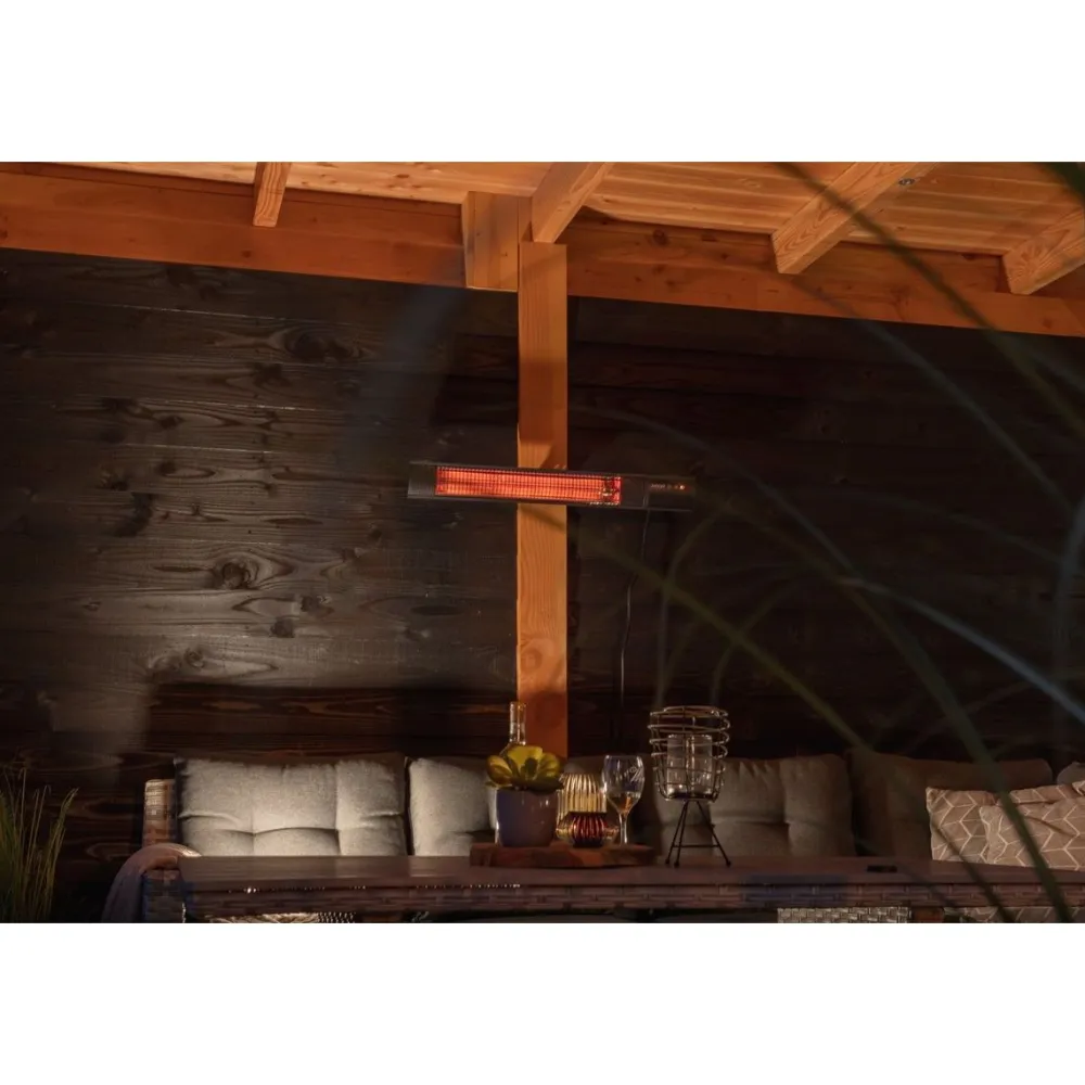 Online Pistesarjat Infralämmitin Sunred Dark Wall, IP55, 2000W, musta