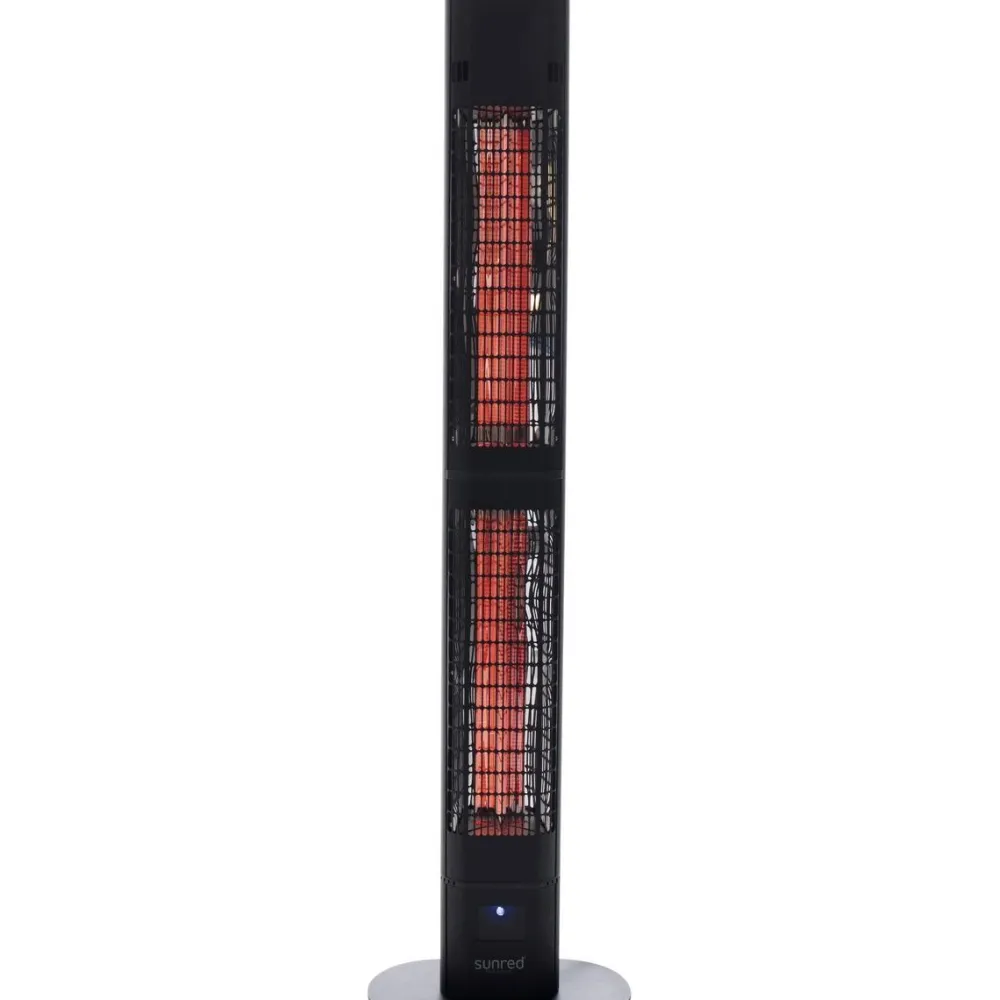 Sale Pistesarjat Infralämmitin Sunred Dark Valencia Lounge, IP55, 3000W, musta