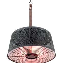 Hot Pistesarjat Infralämmitin Sunred Dark Smart Moderna Artix Hanging, IP44, 2000W, musta