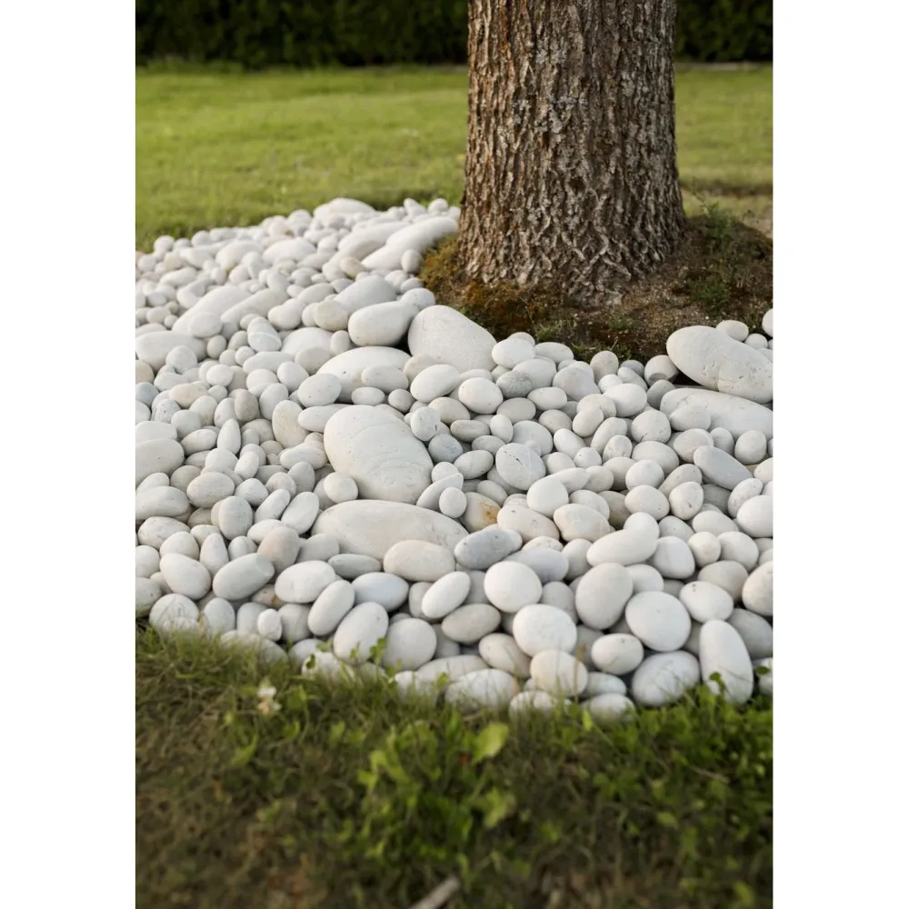 New Kekkilä Iso koristekivi , 60 säkkiä x 10 kg/lava, 120-200mm, vaalea kvartsi