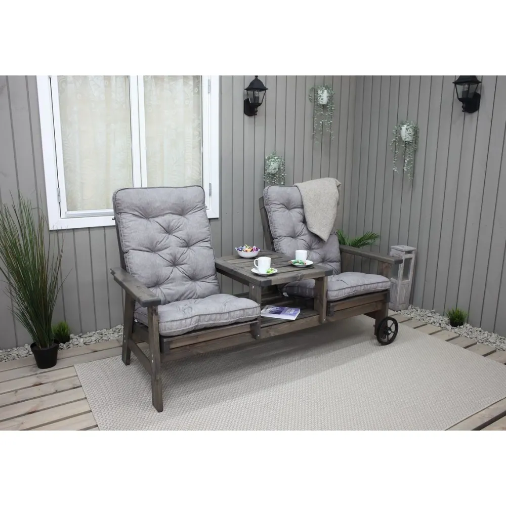 Discount Baltic Garden Istuinpehmuste Malmö Maxi 2kpl harmaa