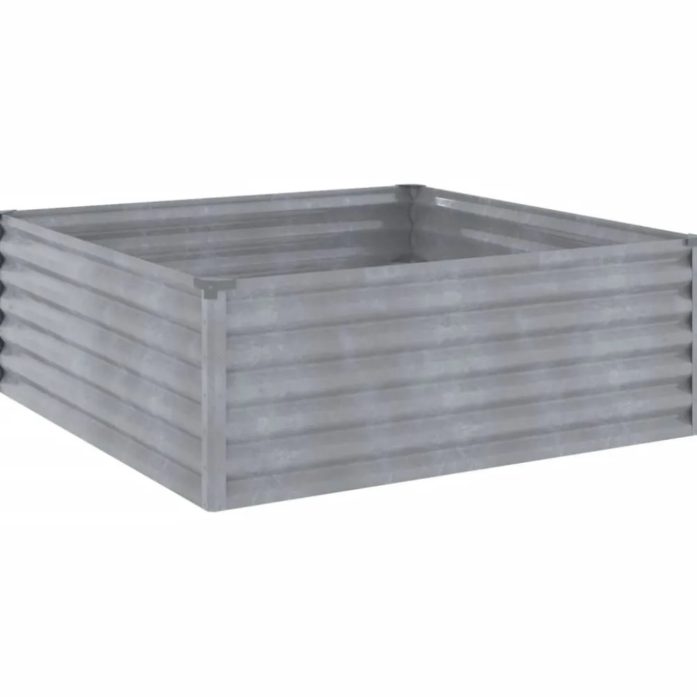 New FinePRICE Istutuslaatikko 100x100x36 cm corten-teräs