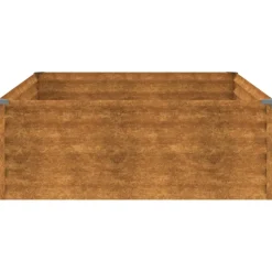 New FinePRICE Istutuslaatikko 100x100x36 cm corten-teräs