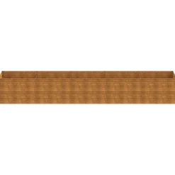 Hot FinePRICE Istutuslaatikko 479x100x69 cm corten-teräs