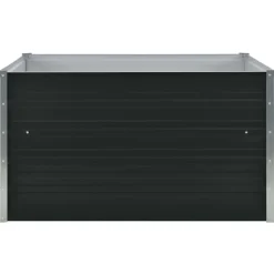 Hot FinePRICE Istutuslaatikko 100x100x45 cm galvanoitu teräs