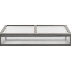 Outlet FinePRICE Jalallinen kasvihuoneellinen istutuslaatikko 110x54x120cm kuusi