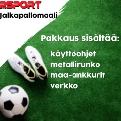 Outlet ProSport Jalkapallomaali Real 240x150cm, 2kpl