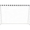 New FinePRICE Jalkapallomaali, 300x200x90cm, metalli, musta/valkoinen