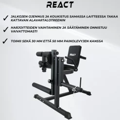 New React Jalkojen Ojennus/koukistuslaite 100