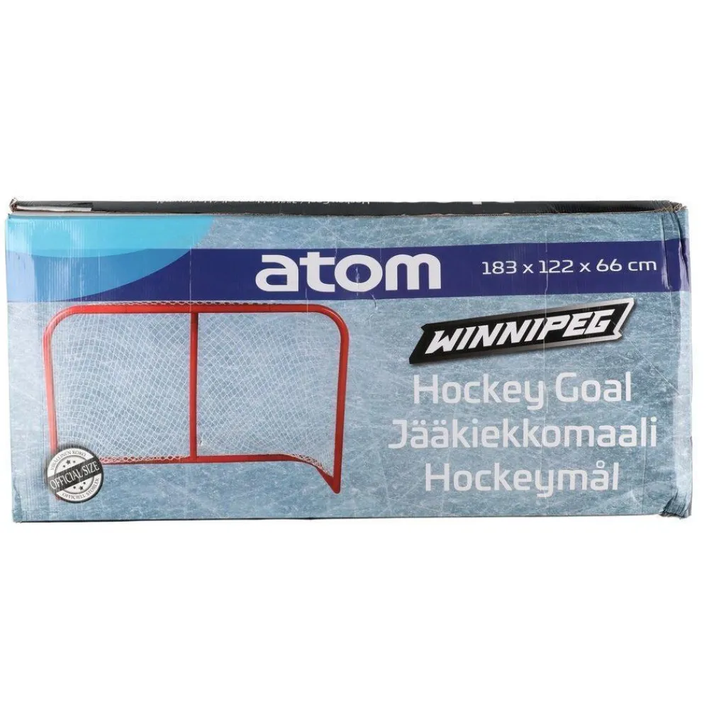 Best Atom Jääkiekkomaali 183x122x66 cm punainen