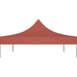 Clearance FinePRICE Juhlateltan katto 4x3 m terrakotta 270 g/m²