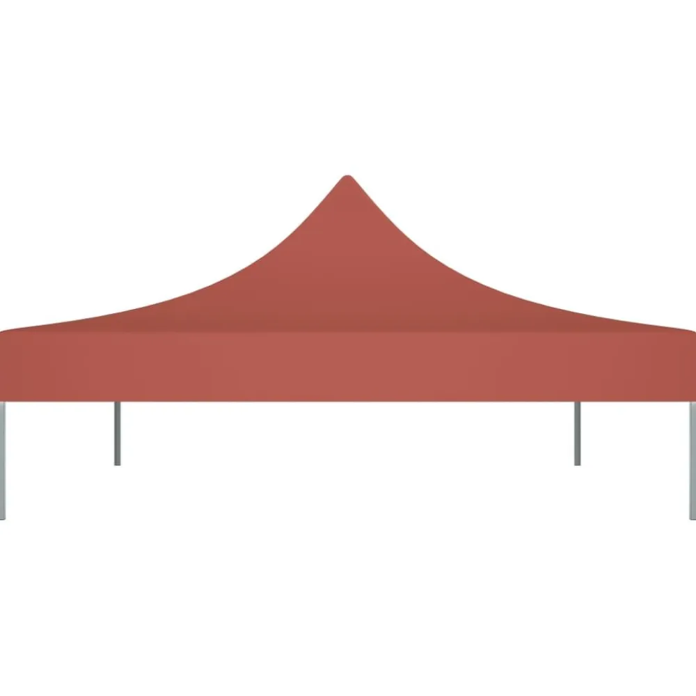 Clearance FinePRICE Juhlateltan katto 4x3 m terrakotta 270 g/m²