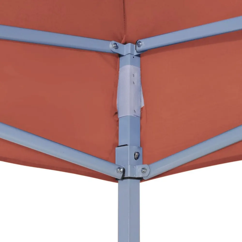 Clearance FinePRICE Juhlateltan katto 4x3 m terrakotta 270 g/m²