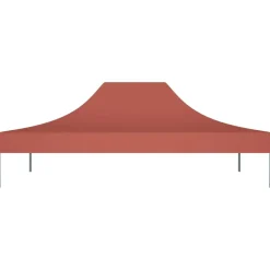 Clearance FinePRICE Juhlateltan katto 4x3 m terrakotta 270 g/m²