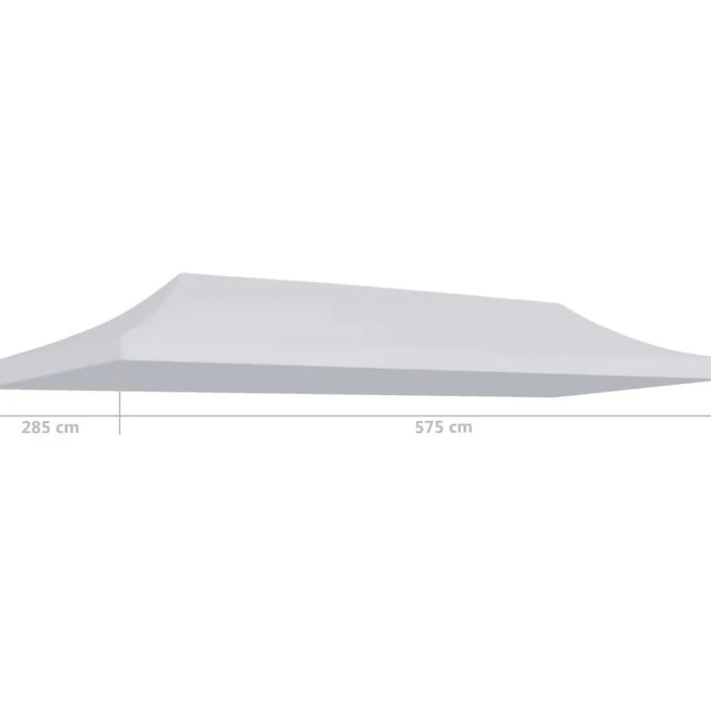 Clearance FinePRICE Juhlateltan katto 3x6 m valkoinen